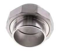 Union Connecteur droit 76.1mm Extrémité à souder Acier inoxydable Joint conique 16bar (224.8psi)