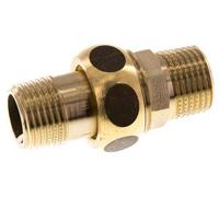 Union Connecteur Droit R1/2'' Laiton Joint Plat Centellen 16bar (224.8psi)