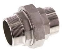 Union Connecteur droit R2'' Acier inoxydable Joint plat PTFE 16bar (224.8psi)