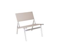 Union Easy Fauteuil Lounge Aluminum/Sandstone Mesh