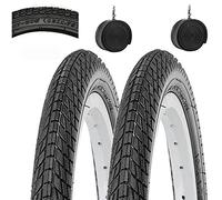 Union EBA16NEU 2 COUVERTURES + 2 CHAMBRES D'AIR 16 x 1.75 47-305 City Bike Pneus Vélo Enfant