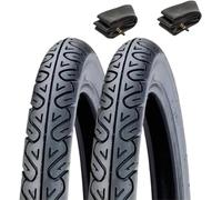 UNION EMA16SLU Lot De 2 Pneus 2 1/2-16 Ciao Bravo Si Piaggio Chambre