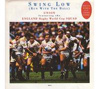 UNION FEATURING THE ENGLAND RUGBY WORLD CUP SQUAD - SWING LOW 7" (45) UK ISSUE PRESSED IN HOLLAND COLUMBIA 1991