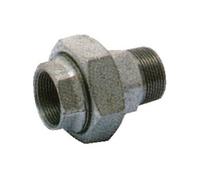 Union fonte à joint conique noir MF 33x42