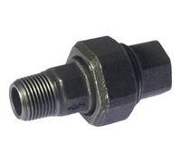 Union fonte conique mâle / femelle - filetage 33/42 noir CODITAL