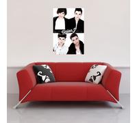 Union J - Black and White Boygroup Music Poster Impression d'affiches