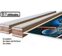 Union J - Poster - Noir et blanc + 2 St Posterleisten Holz 61 cm natur