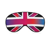 Union Jack Angleterre Drapeaux Masque de Sommeil Doux Bandeau Portable Masque pour les Yeux avec Sangle Réglable pour Hommes Femmes