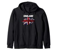 Union Jack Angleterre Pluie Royaume-Uni Culture Britannique Sweat à Capuche