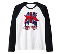 Union Jack Bandana Femme Lunettes de Soleil Manche Raglan