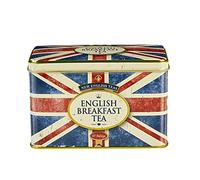 Union Jack boîte à thé avec 40 sachets de thé with English Breakfast