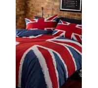 Union Jack Drapeau Set Housse de Couette Double Angleterre Grande Bretagne Bleu