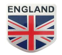 Union Jack Flag Emblem Stickers - Union Jack Flag Car Emblem | Angleterre United Kingdom Flag Metal Emblem Stickers | Emblème de la voiture de la reine Elizabeth pour les accessoires de carnaval de No