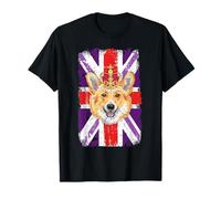 Union Jack Idea Kids & Corgi Lover pour le jubilé de platine T-Shirt