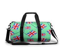 Union Jack Sac De Sport Gym Sac De Voyage Sac Week-End Duffel Bag pour Camping Randonnée Voyage 45x23x23cm