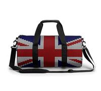 Union Jack Sac De Sport Gym Sac De Voyage Sac Week-End Duffel Bag pour Camping Randonnée Voyage 45x23x23cm
