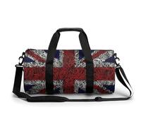 Union Jack Sac De Sport Gym Sac De Voyage Sac Week-End Duffel Bag pour Camping Randonnée Voyage 45x23x23cm
