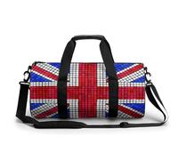 Union Jack Sac De Sport Gym Sac De Voyage Sac Week-End Duffel Bag pour Camping Randonnée Voyage 45x23x23cm