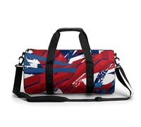 Union Jack Sac De Sport Gym Sac De Voyage Sac Week-End Duffel Bag pour Camping Randonnée Voyage 45x23x23cm