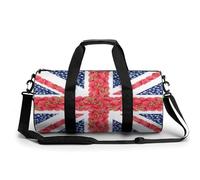 Union Jack Sac De Sport Gym Sac De Voyage Sac Week-End Duffel Bag pour Camping Randonnée Voyage 45x23x23cm