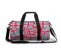 Union Jack Sac De Sport Gym Sac De Voyage Sac Week-End Duffel Bag pour Camping Randonnée Voyage 45x23x23cm