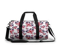 Union Jack Sac De Sport Gym Sac De Voyage Sac Week-End Duffel Bag pour Camping Randonnée Voyage 45x23x23cm