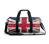 Union Jack Sac De Sport Gym Sac De Voyage Sac Week-End Duffel Bag pour Camping Randonnée Voyage 45x23x23cm