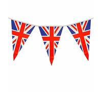 Union Jack Triangular Bunting 25 Pendant Flags @ 7m long by Superstars