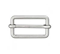 Union Knopf Boucle métal de réglage argentée 40 mm X 1 Color : Argent