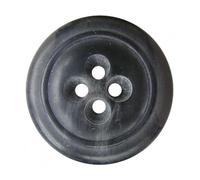 Union Knopf Boutons Costume Chiné Gris Foncé 4 Trous 20 mm X 3