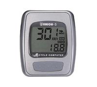 Union Marwi Compteur De Vélo Avec Fil 5 Fonctions, Gris