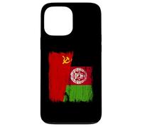 Union soviétique Afghanistan Demi Drapeau URSS Patrimoine Afghan Coque pour iPhone 13 Pro Max