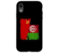 Union soviétique Afghanistan Demi Drapeau URSS Patrimoine Afghan Coque pour iPhone XR