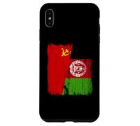 Union soviétique Afghanistan Demi Drapeau URSS Patrimoine Afghan Coque pour iPhone XS Max