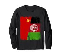 Union soviétique Afghanistan Demi Drapeau URSS Patrimoine Afghan Manche Longue