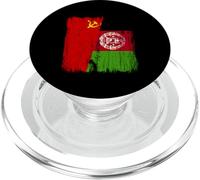 Union soviétique Afghanistan Demi Drapeau URSS Patrimoine Afghan PopSockets PopGrip pour MagSafe