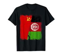 Union soviétique Afghanistan Demi Drapeau URSS Patrimoine Afghan T-Shirt