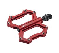UNION SP-1210 PÉDALES VTT PLAT ALUMINIUM CNC ROUGE 304G 104X100MM 8 BROCHES P...