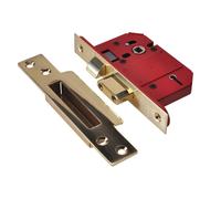 UNION Strongbolt 2200S BS 5 Levier Mortaise Sashlock Satin Laiton 68mm Boite