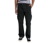 Unionbay Men's Survivor Iv Relaxed Fit Cargo Pant - Reg and Big and Tall Sizes, Black, 32x34