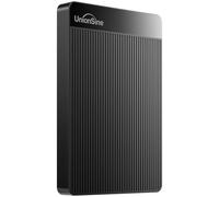 UnionSine Disque dur externe portable ultra fin USB 3.0 pour PC, Mac, ordinateur portable, PS4, Xbox One, Xbox 360 Noir 1 To