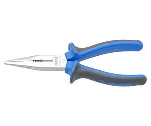 Unior 607877 - Alicate puntas semirredondas Punta recta Con Corte y Grip 200 mm Serie 508/1BI
