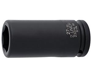 UNIOR 607935 - Llave de vaso de impacto larga 3/4" 19 mm serie 232/4L6p