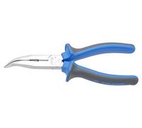 UNIOR 607967 - Alicate con puntas semirredondas boca curva con corte y grip 200 mm serie 512/1BI