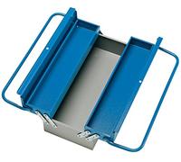 UNIOR 608538 - Caja metálica portaherramientas con 3 compartimientos 460x210x175 mm serie 914/3