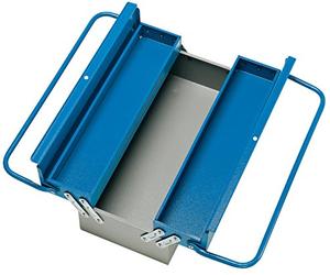 UNIOR 608538 - Caja metálica portaherramientas con 3 compartimientos 460x210x175 mm serie 914/3