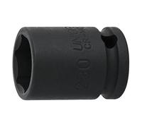 UNIOR 612074 - Llave de vaso de impacto 3/8" 6 caras 22 mm serie 230/4