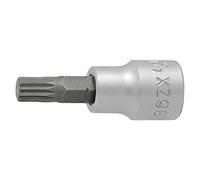 UNIOR 612114 - Llave de vaso 3/8" con punta de perfil ZX M6 serie 236/2ZX