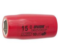 UNIOR 612200 - Llave de vaso 1/2" aislada VDE 17 mm serie 190/2VDEDP