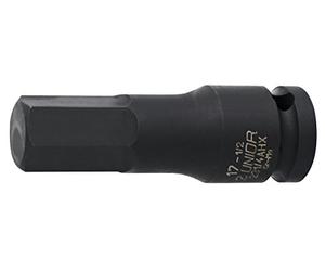 UNIOR 615219 - Llave de vaso de impacto 1/2" con punta hexagonal 6 mm serie 231/4AHX